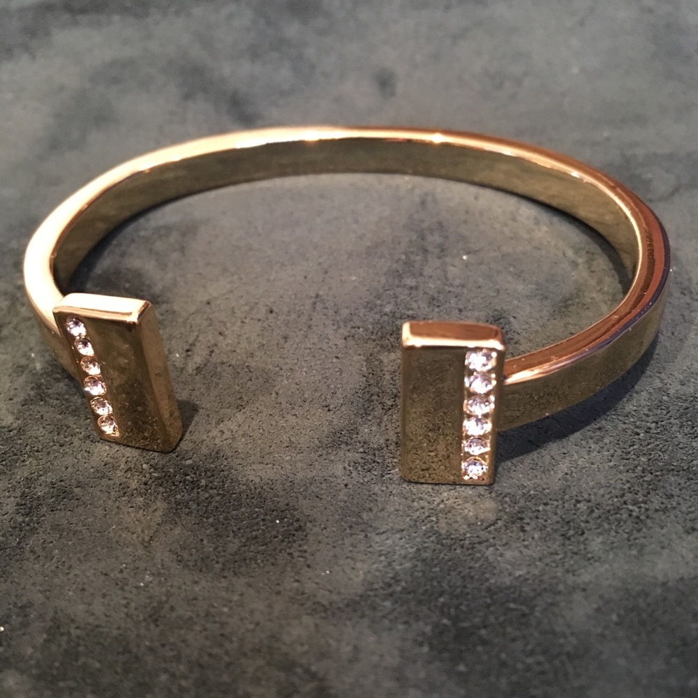 Cuff with CZ accents, fr/ JOYUS, never worn